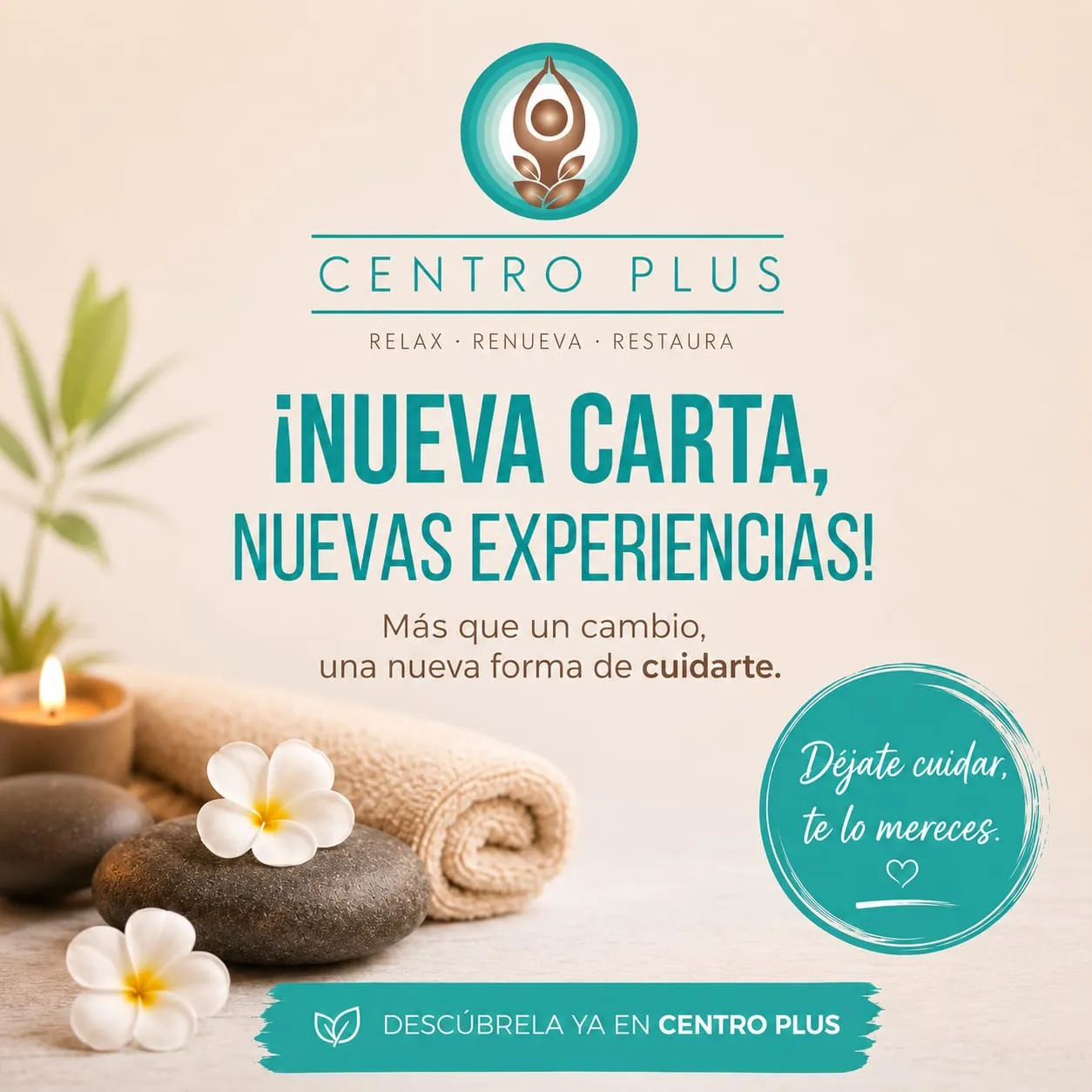 Nueva Carta de masajes Centro Plus